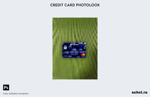 цифровая загрузка Мексика Inbursa Bank Mastercard фотоизображение переднего шабл